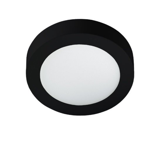 PLAFON AKAI NEGRO REDONDO EXTERIOR 18W 6500K
