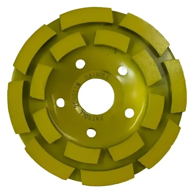 MUELA PATROLL DOBLE HILERMULTIPROPOSITO 100MM AMARILLA