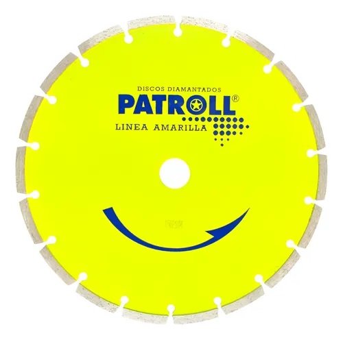 DISCO PATROLL AMARILLO 115MM SEGMENTADO PYS-4.5