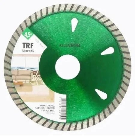 DISCO PARA PORCELANATO ALIAFOR VERDE 115MM TRF45