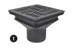 CONJUNTO EMBUDO 20X20 110MM AWADUCT