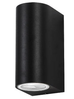 APLIQUE BIDIRECCIONAL PLUTON BAEL NEGRO GU10