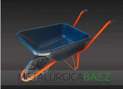 CARRETILLA PLASTICA REFORZADA 65 LTS BAEZ