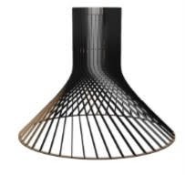 LAMPARA MADERA PALMA 60 X 44