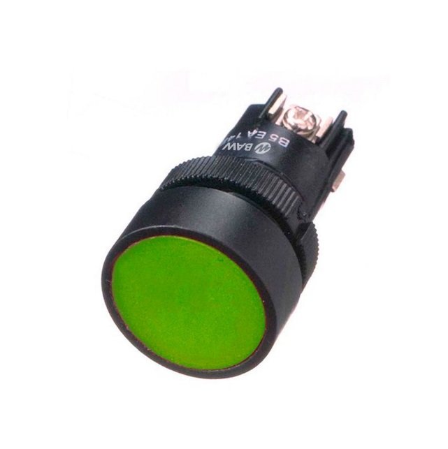 PULSADOR MONOBLOQUE BAW VERDE (NA) B5EA131