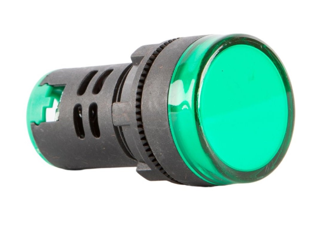 PILOTO MULTI LED BAW P/PANEL 22/29MM VERDE