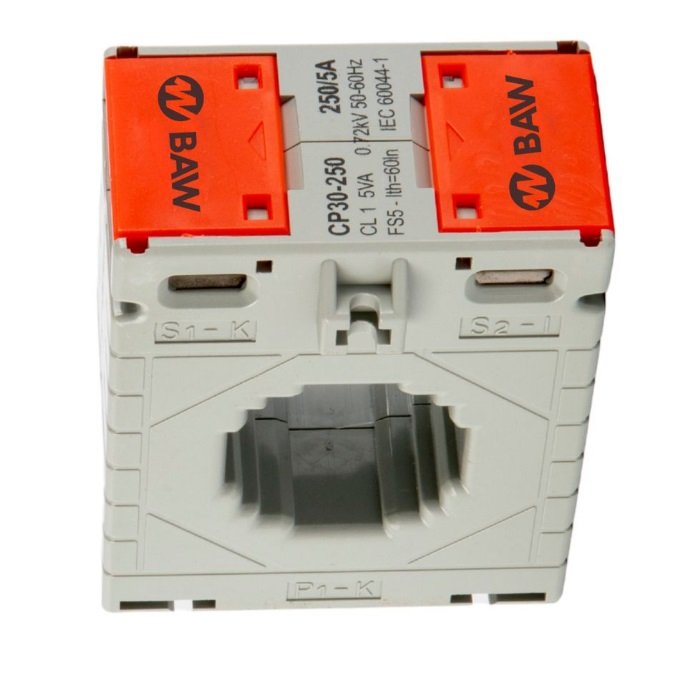 TRANSFORMADOR DE CORRIENTE BAW 250/5A CP30-250