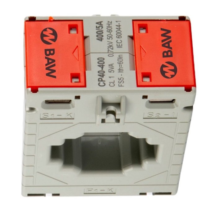 TRANSFORMADOR DE CORRIENTE BAW 400/5A CP40-400