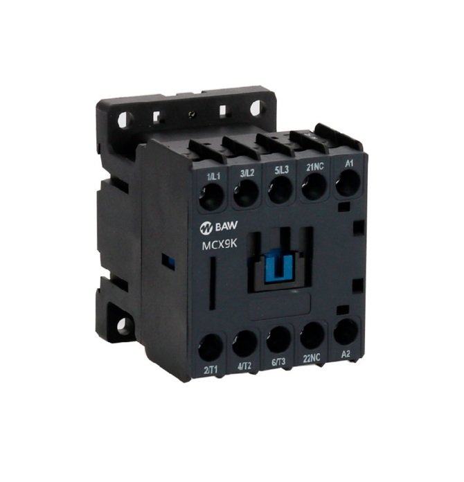 MINICONTACTOR 3P 12A BAW MCX9K1210N24