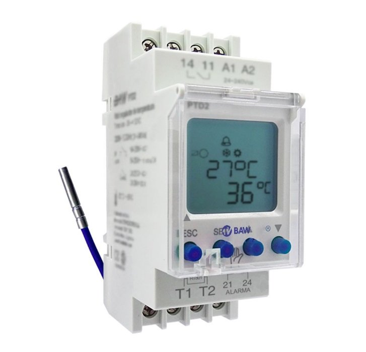 CONTROLADOR TEMP. DIGITAL -20/130° A-M BAW PTD2