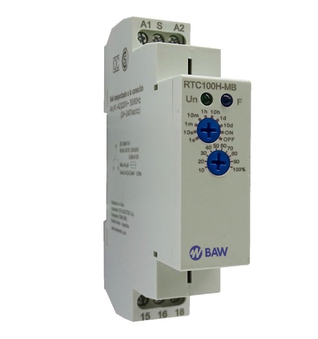 RELE TEMPORIZADO A LA CONEXION 0.1 S-100HS RTC100H-MB