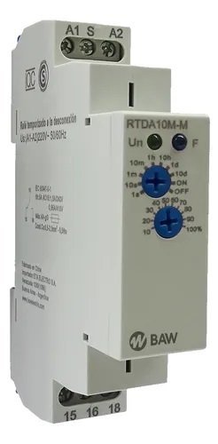 RELE TEMPORIZADOR A LA DESCONEXION BAW RTDA10M-M