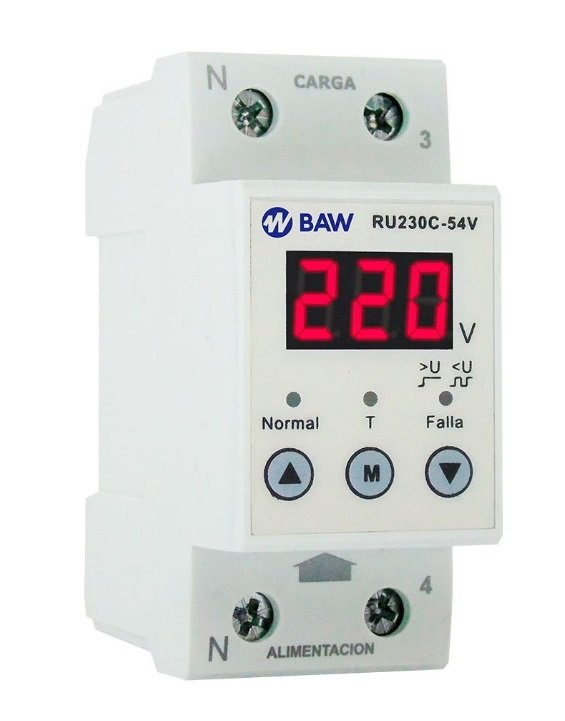 PROTECTOR MNONOFASICO BAW 73KW C/DISPLAY