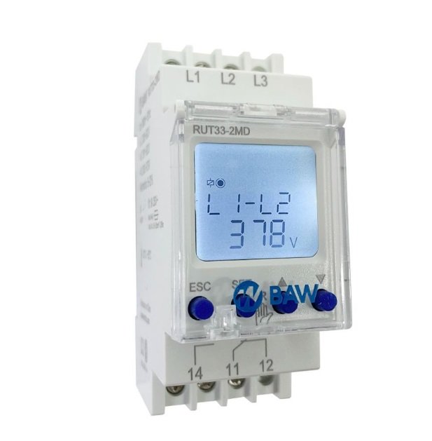 RELE DE PROTECCION DIGITAL BAW 380V BAW RUT33-2MD