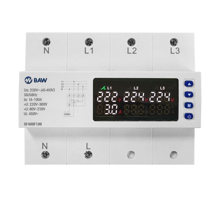 SELECTOR AUTOMATICO DIGITAL DE FASE BAW 100A