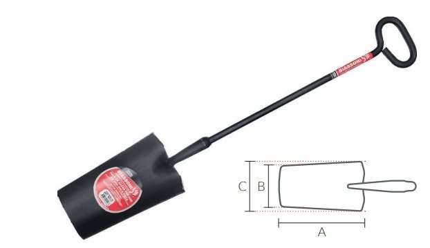 992132 PALA PUNTEAR/POCERA HIERRO  130MTS BIASSONI
