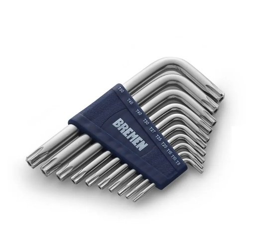 JUEGO LLAVES TORX 10PCS 6906