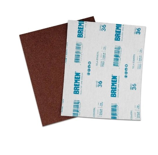 Tela Esmeril Grano  60 x  uni BREMEN