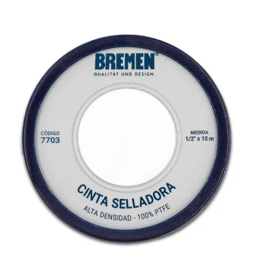 TEFLON ALTA DENSIDAD 1/2 X 20MT BREMEN 7704
