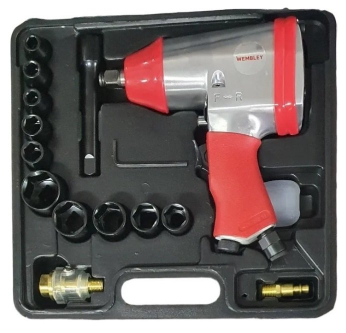 LLAVE DE IMPACTO WEMBLEY  KIT 17 PZS 8196