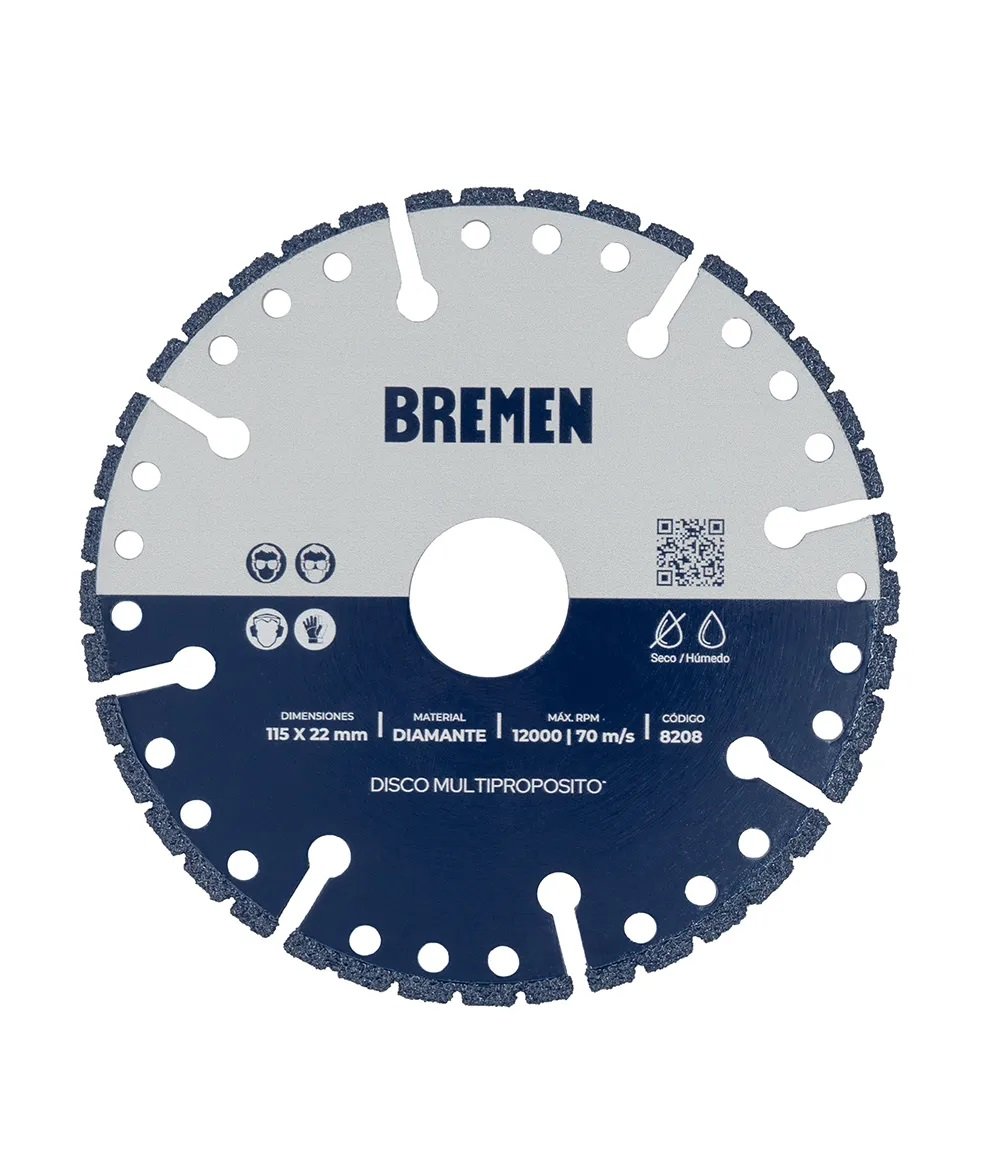 DISCO MULTIPROPOSITO 115MM BREMEN
