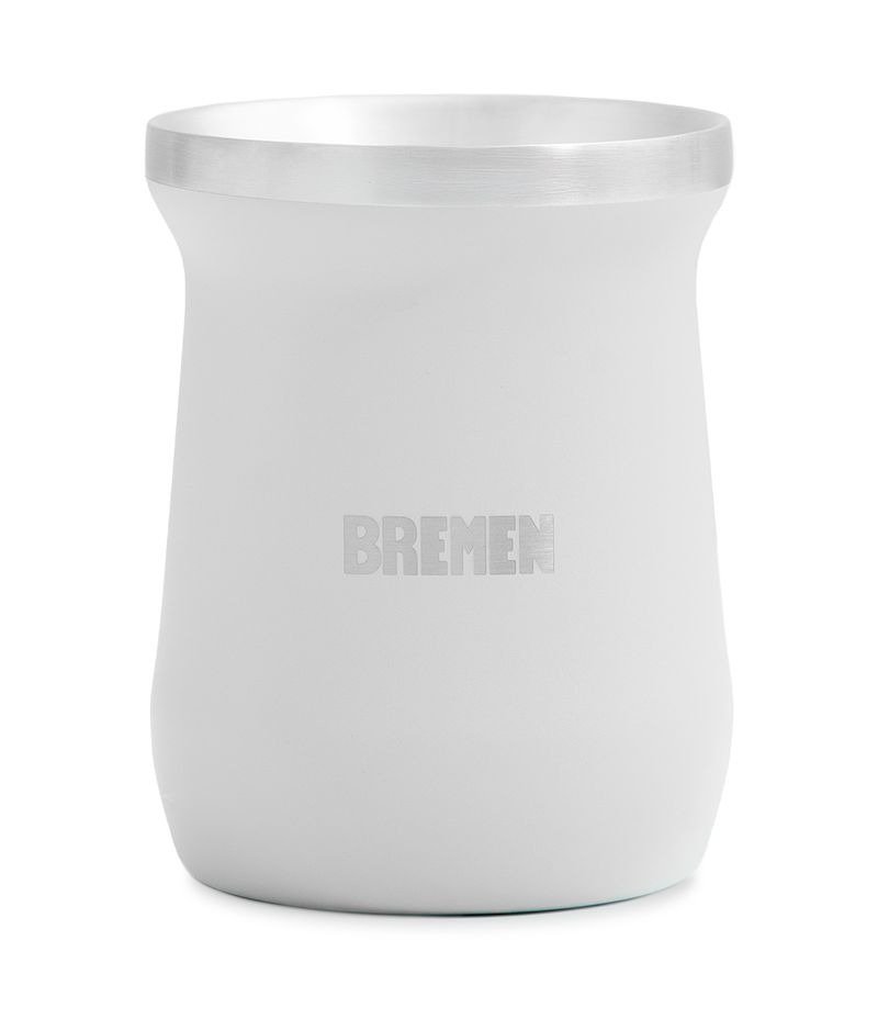 MATE BREMEN ACERO INOXIDABLE BLANCO 300ML 8398