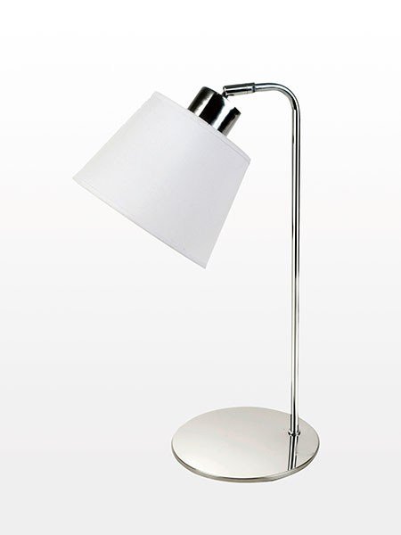 LAMPARA DE MESA C/CAÑO 90° Y ARTICULACION DE PANTALLA