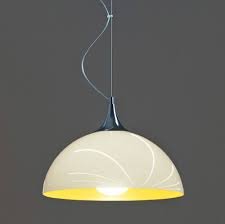 COLGANTE SEMI ESFERA CAP 400 BLANCA Y AMARILLA