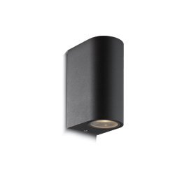 Aplique exterior AKIM 2xGu10 BLANCO TEXT