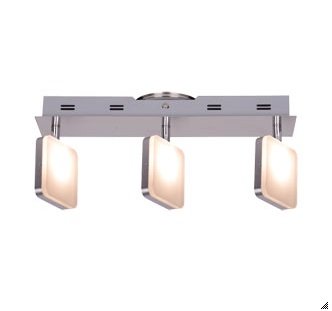 Aplique JOHN 3 Luces LED 3x4,2W 220V 3000K.