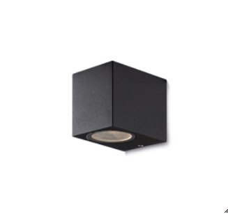Aplique exterior ALON. Gu10 NEGRO