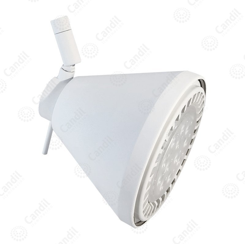 Spot para lampara GU10 tipo AR111 Blanco texturado