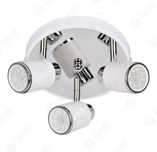 Aplique JULITA GU10  3 Luces . REDONDO BLANCO