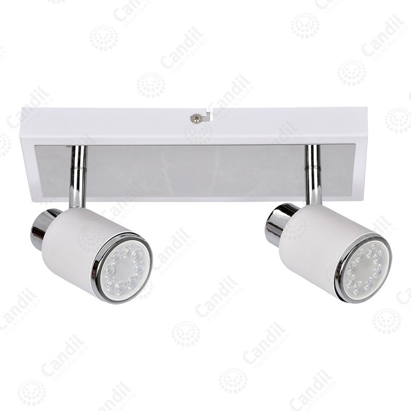 Aplique JULITA GU10 2 Luces. BLANCO