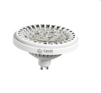 LAMPARA CANDIL AR111 12W - 3000K 30° DIMMERIZABLE BLACK S.