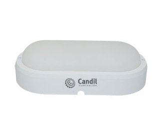 Tortuga LED Integrado. CANDIL Oval. Color: Blanco. 18W 4000K