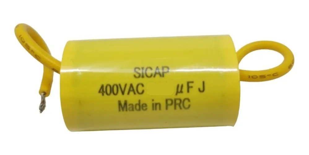 CAPACITOR VENTILADOR 4MF 400V CARAMELO