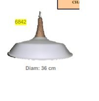 COLGANTE CHAPA/MADERA BLANCO 6842 CAPO