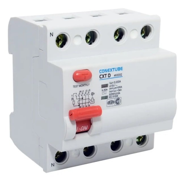 DISYUNTOR DIFERENCIAL 4X63 CONEXTUBE