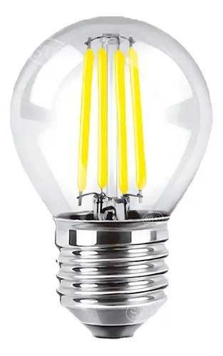 LAMPARA GOTA FILAMENTO MACROLED 4WE27 FRIO 6000K