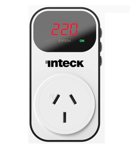 PROTECTOR DE TENSION INTECK 10A REGULABLE C/DISPLAY