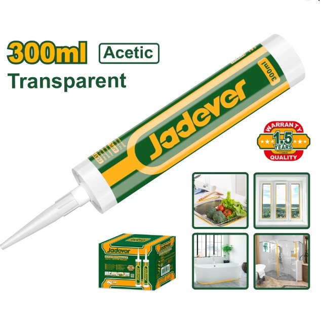 SILICONA ACETICA TRANSPARENTE 300 ML JADEVER