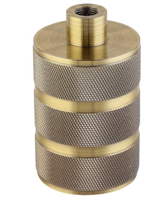 PORTALAMPARA ALUMINIO E27 NASHVILLE BRONCE MACROLED
