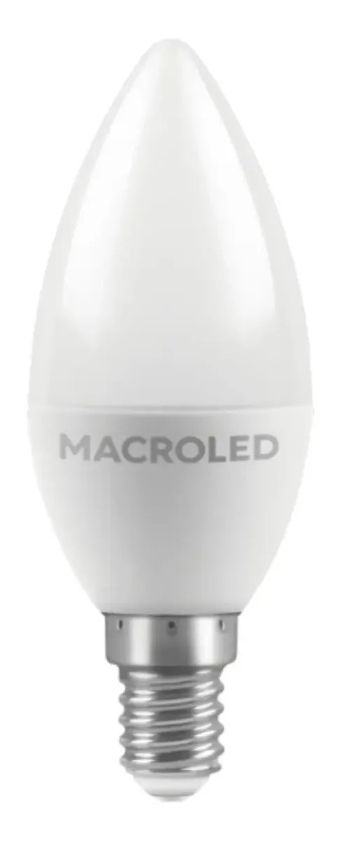 LAMPARA VELA MACROLED 6WE14 FRIO 6500K