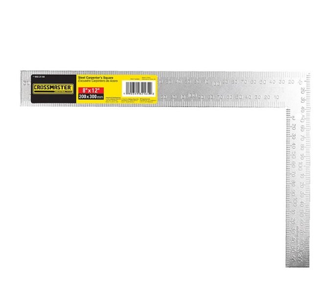 ESCUADRA CARPINTERO ACERO 200x300mm