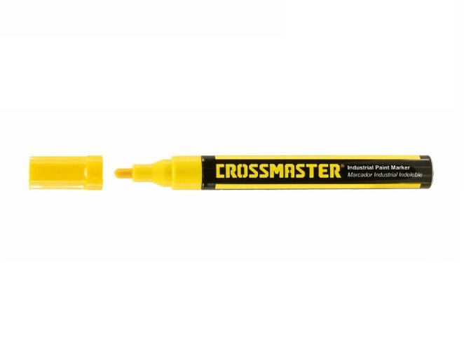 MARCADOR INDELEBLE AMARILLO X 2 CROSMASTER