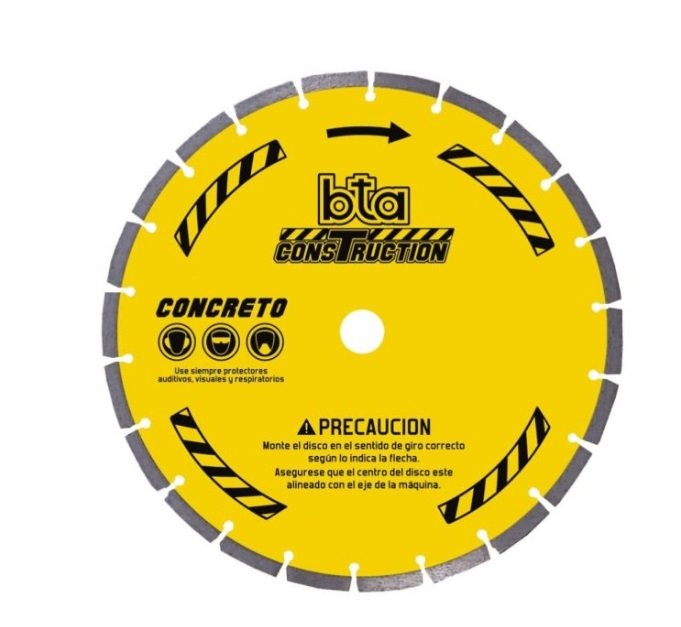 DISCO CORT HUMED P/CONCRETO 12 BTA
