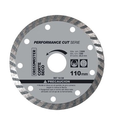 DISCO DIAMANT T PLA 110mm CROSS