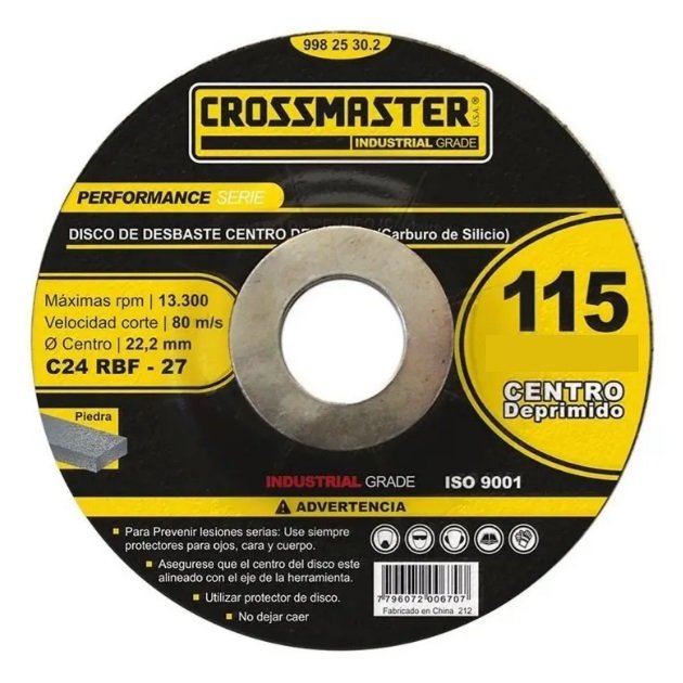 DISCO DESBA C/S 115x6,0x22,2mm DEPR
