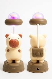 VELADOR INFANTIL CAPIBARA CON LUZ FLEXIBLE